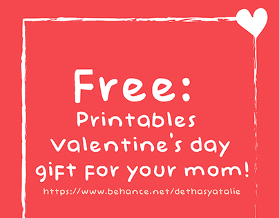 #FREE : Printables Valentine's Day gift for your mom!