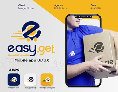 Easyget mobila app Ui/Ux
