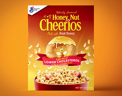 Honey Nut Cheerios Packaging Redesign