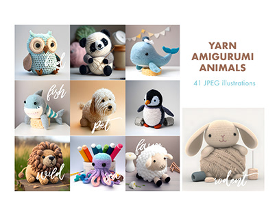 Project thumbnail - Yarn Crocheted Amigurumi Animals