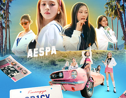 AESPA "SPICY" MUSIC VIDEO POSTER BY @ryc.dgr8est