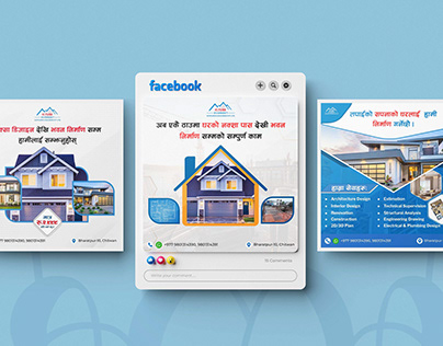 Social media post Designs for Construction Company