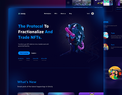 NFT LANDING PAGE REDESIGN.