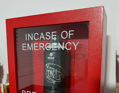 Raw Inc custom Incase of emergency break glass red box