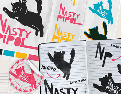 Project thumbnail - Nasty Pipol | Identidad Visual