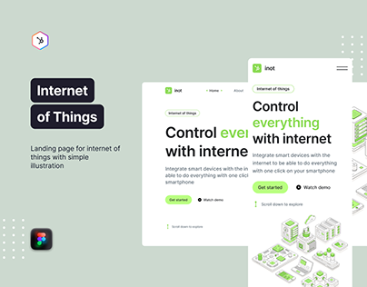 Internet of Things - Landing Page