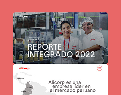 Alicorp – Landing Reporte Integrado 2022