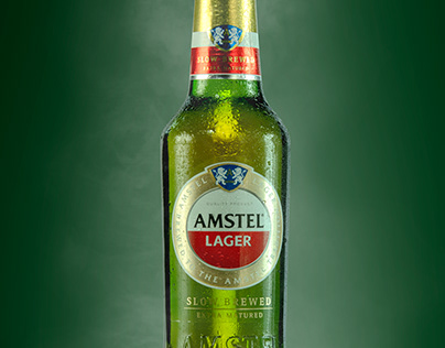 Amstel Lager Pack Shot