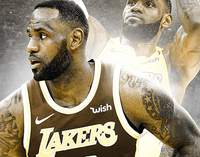 Lebron JAMES x Lakers (Photo Manipulation)