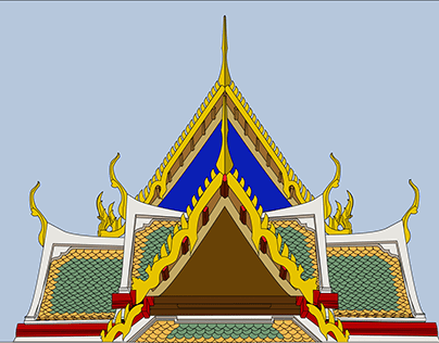 Wat Arun Illustration