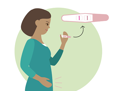 Infographic animation KNOV Pregnancy in the Netherlands