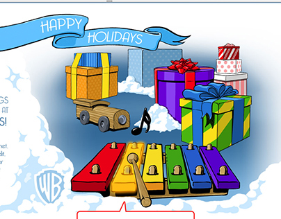 Warner Bros. internal holiday card