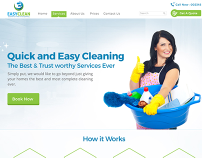 Easy Clean (Website design)
