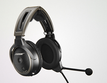Bose A20 Headphones // CGI