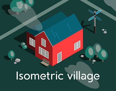 Isometric village