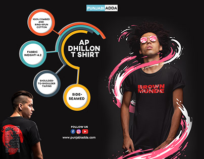 AP Dhillon T Shirt – Punjabi Adda