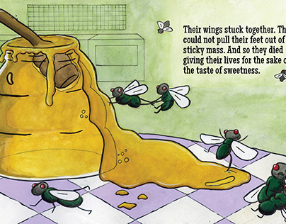 Aesop Fable: The Flies & The Honey