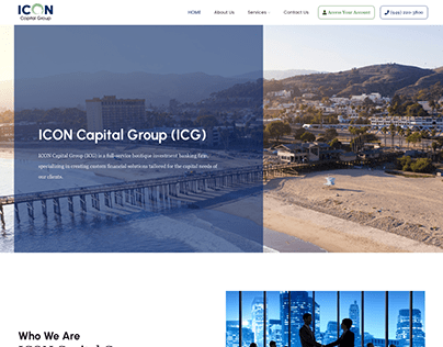 Website Design for ICON Capital Group (ICG)