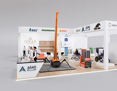 Project thumbnail - 3D Booth for ASAD industries at Big 5 Construct Saudi