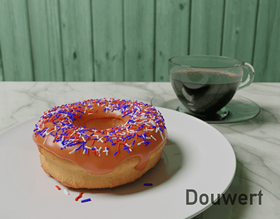 Donut and Coffee.