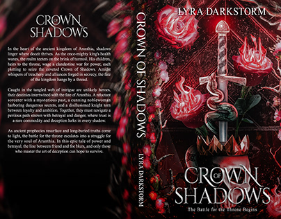 Project thumbnail - Crown Of Shadows Young Adult Fantasy book cover design