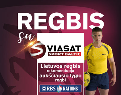 Poster for rugby competitions