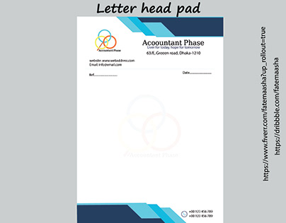 Letter head pad