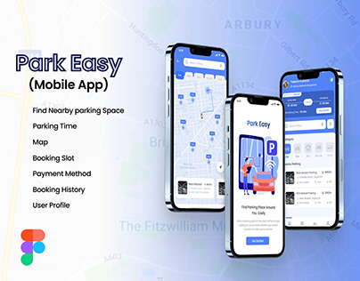 Park Easy Vehicle Parking Finder App.