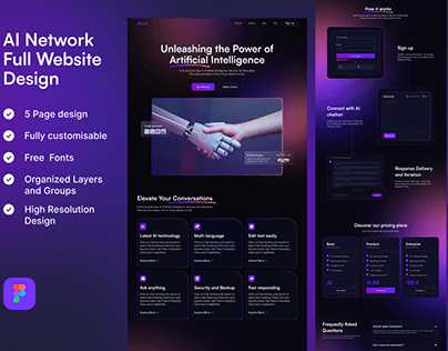 Ai Newtwork Full Website Design