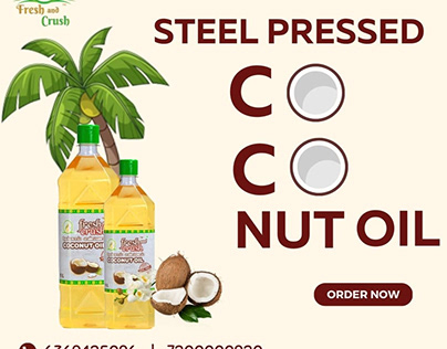Steel Pressed Coconut Oil