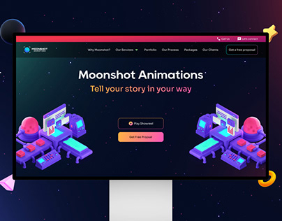 Website Design | Moonshot Animations Digital Studio