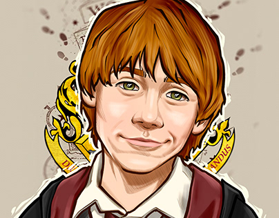 Harry Potter Cartoon 03 - Ronald Weasley