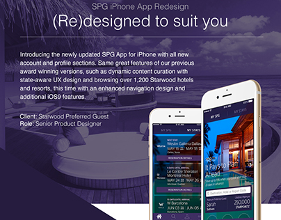 SPG iPhone App Redesign