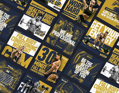 12 Fitness and Sport Social Templates