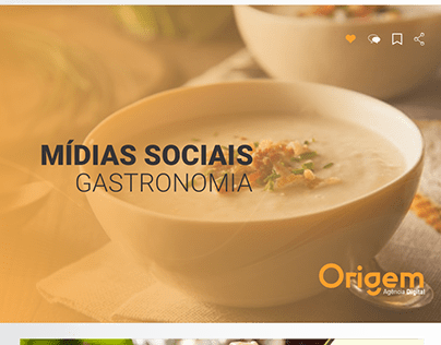 Mídia social gastronomia