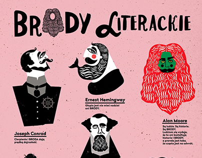 Literary Beards | Magazyn Książki illustration