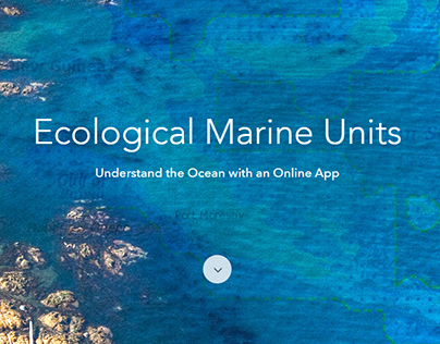 Esri Ecological Marine Units Landing Page