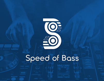 Speed of Bass Electronic Music Artist Logo Design