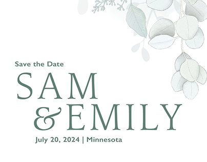 Wedding Invitation Design & Save the Date Design