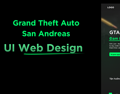 San Andreas (SA-MP) UI Design Landing Page