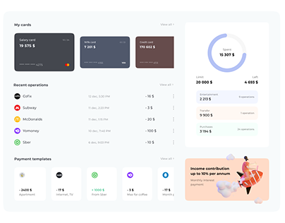 Dashboard for PaySecure