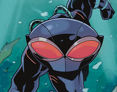 Black Manta (DC Comics) pin up