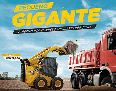 Pequeño Gigante - Minicargador CAT® 262D3 - ORVISA