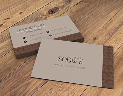 business stationary for a leather brand called sobek