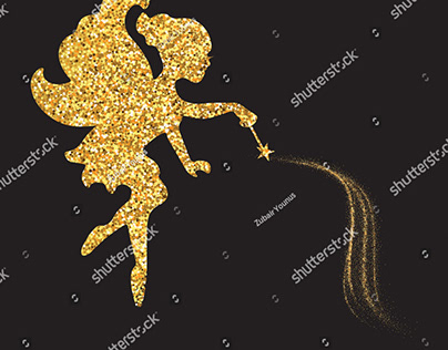 Pixie Glitter fairy and Golden pixie dust
