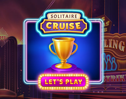 2D art for Video Ads. Solitaire Cruise