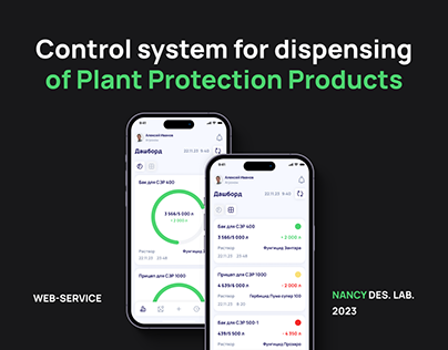 Control system for dispensing of Plant Protection Prod