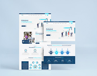 Project thumbnail - IT And Consulting Services Landing Page.