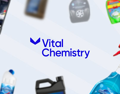 Product packaging design for Vital Chemistry brand