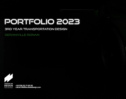 Portfolio 2023 / Automotive design student